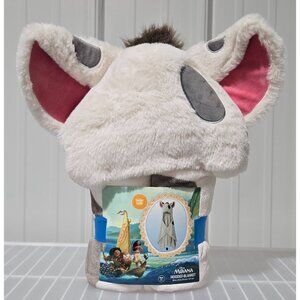 Disney Princess Moana Pua the Pig Kids' Super Soft Hooded Blanket 30" x 50" Size